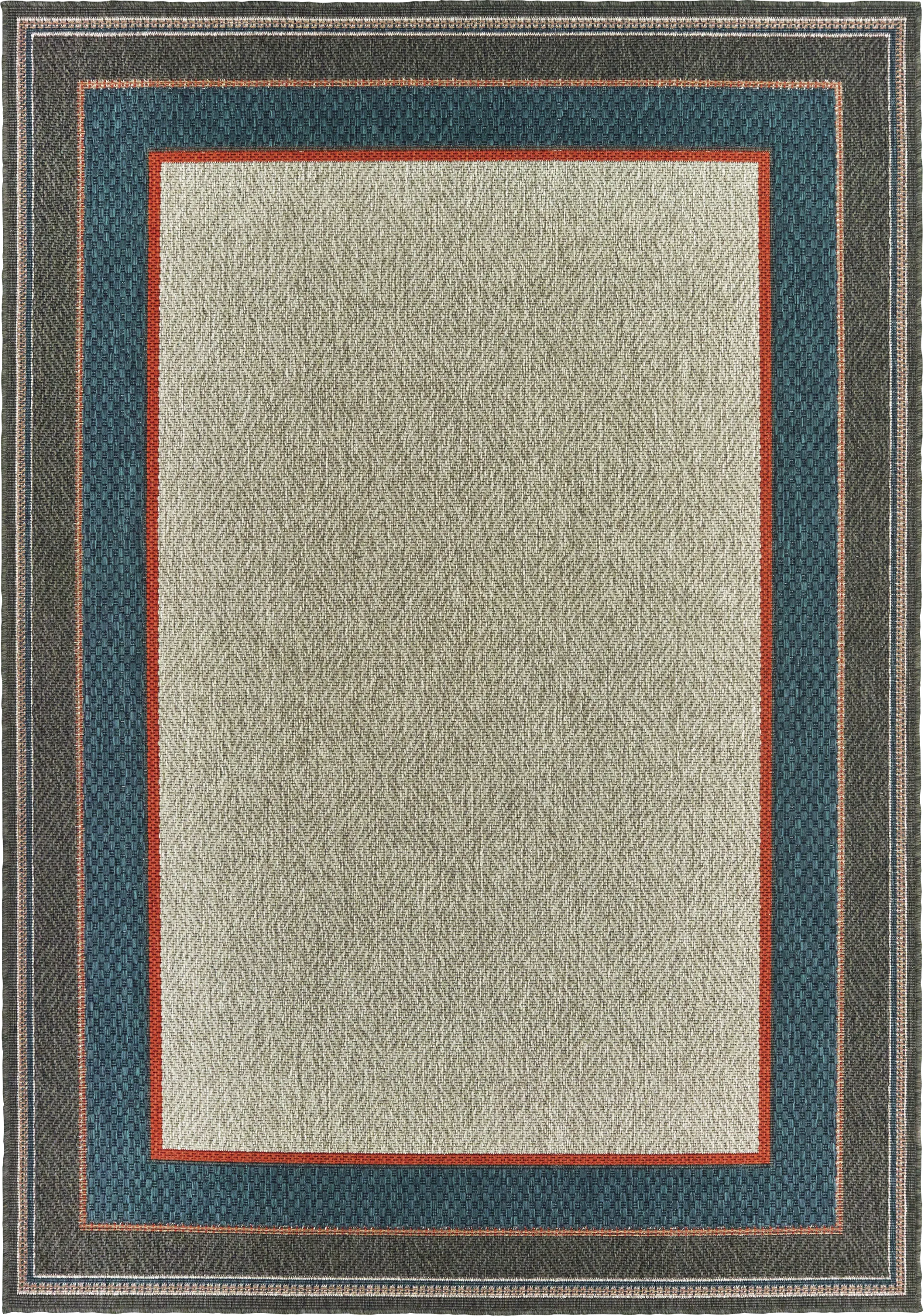 Luka Cobblestone 7'10 x 10' Indoor/Outdoor Rug - Image 1