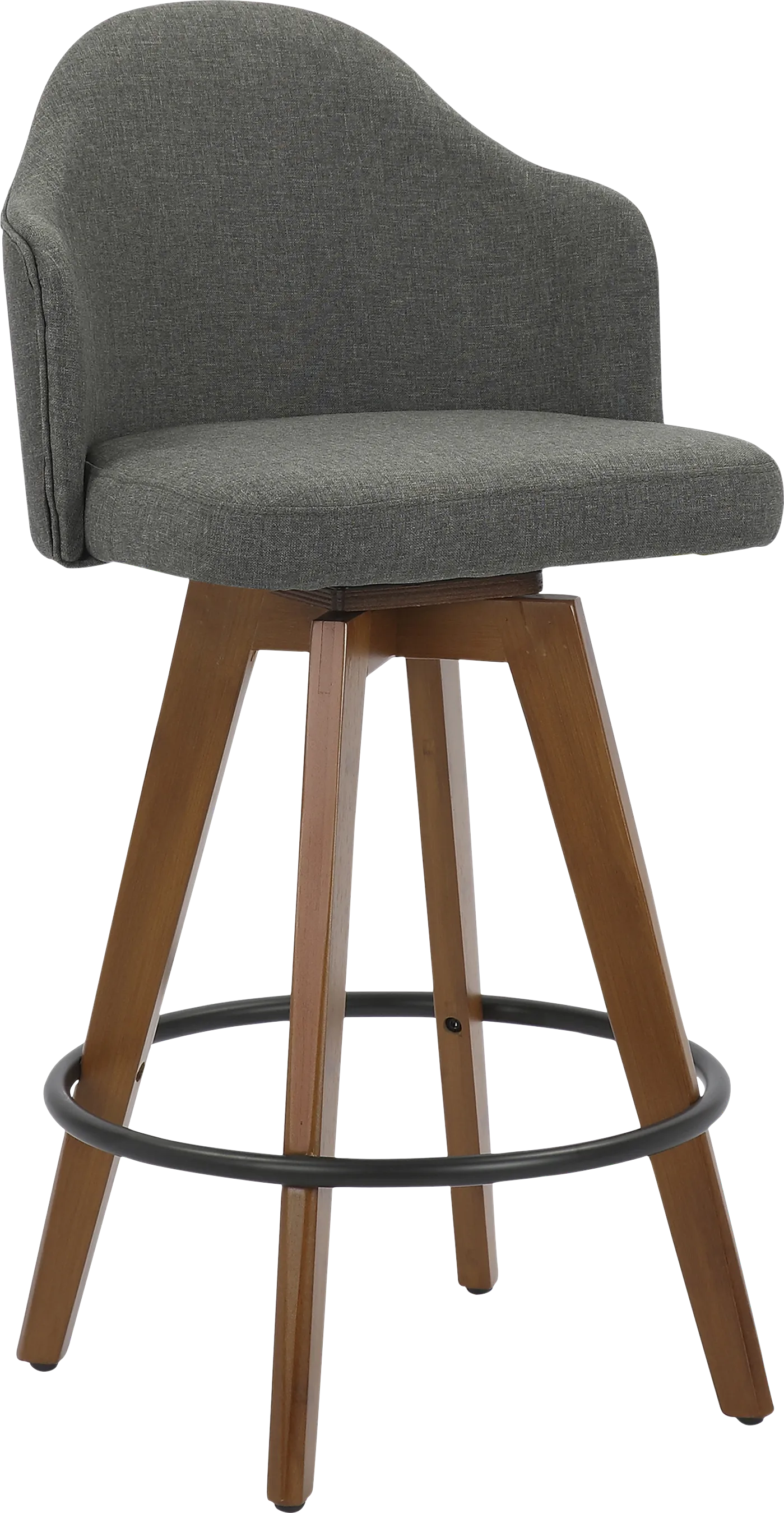 Abinger II Gray Counter Height Stool - Thumbnail - Image 1