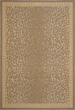 Jelena Golden Beige 5'3 x 7'7 Indoor/Outdoor Rug