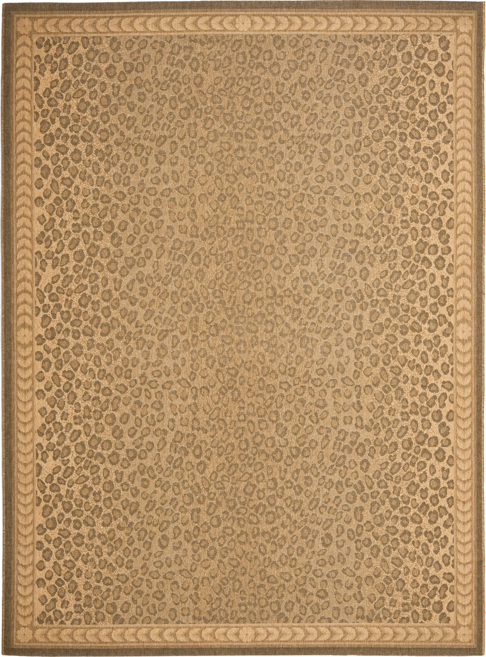 Jelena Golden Beige 8' x 11' Indoor/Outdoor Rug - Image 1