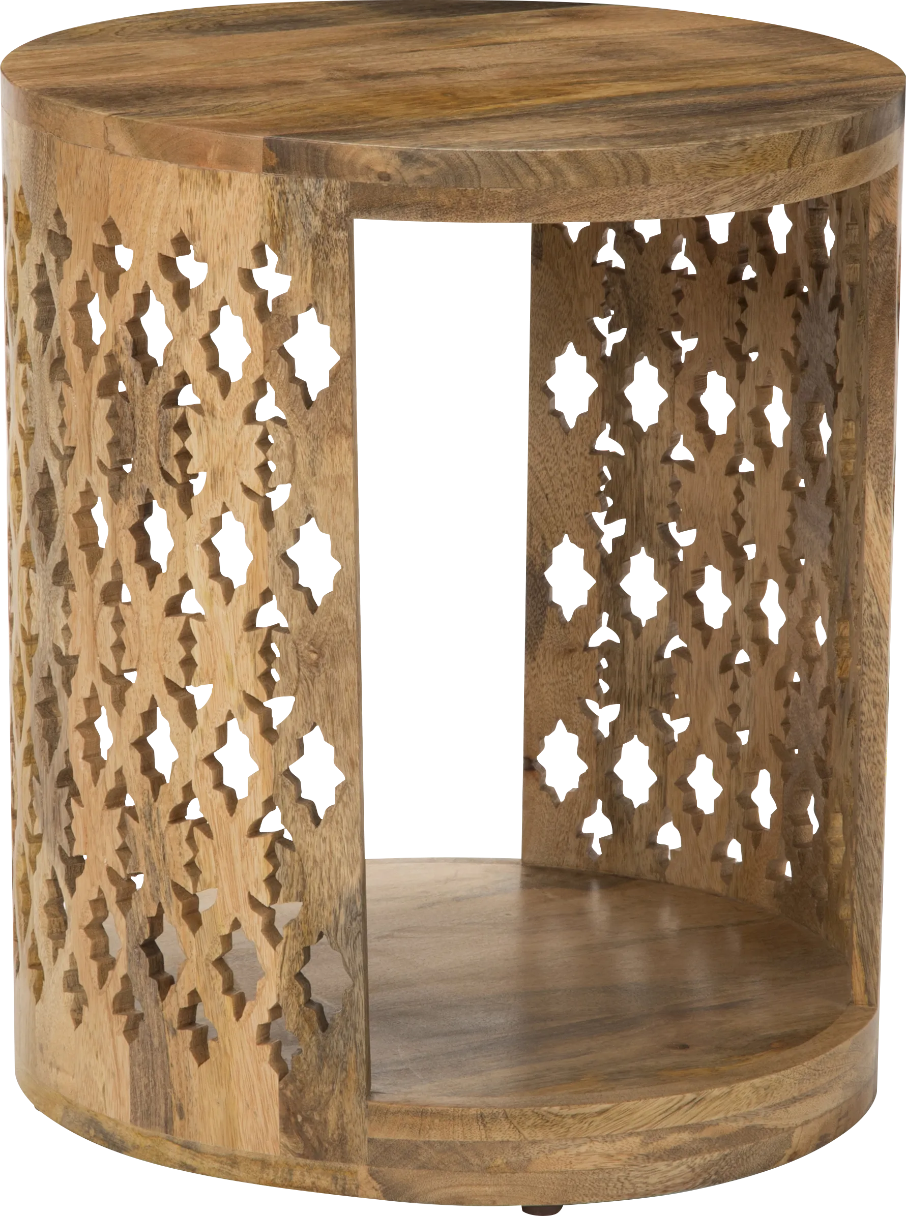 Beldale Natural Accent Table - Thumbnail - Image 1