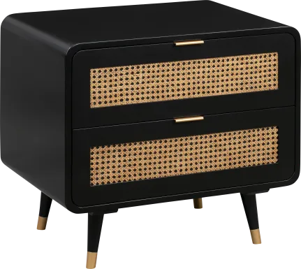 Cassiopeia Black Accent Cabinet