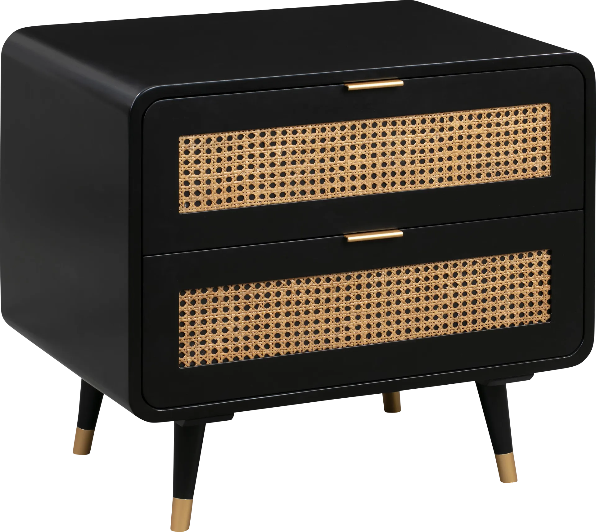 Cassiopeia Black Accent Cabinet - Image 1