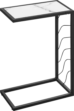 Brimmer Way White Accent Table