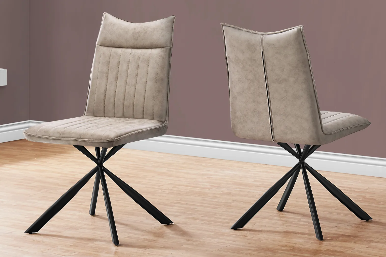 Appaloosa Taupe Side Chair, Set of 2 - Image 1
