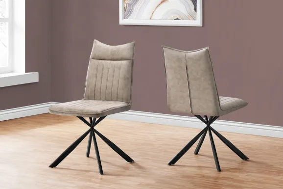 Appaloosa Taupe Side Chair, Set of 2