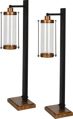 Prather Black Lamp, Set of 2