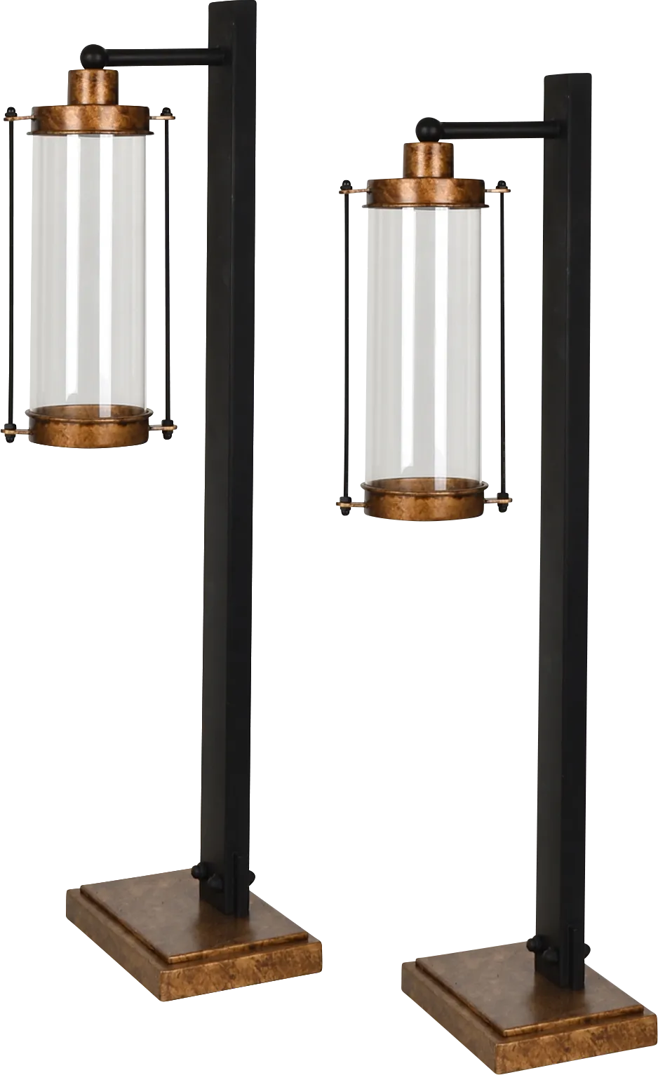 Prather Black Lamp, Set of 2 - Image 1