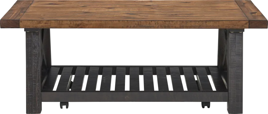 Almoure Way Brown Cocktail Table