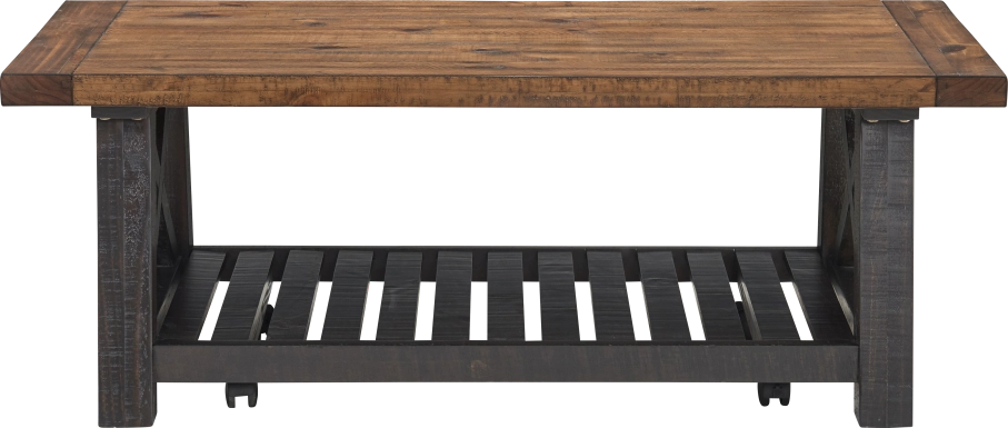 Almoure Way Brown Cocktail Table