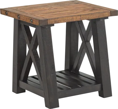 Almoure Way Brown End Table