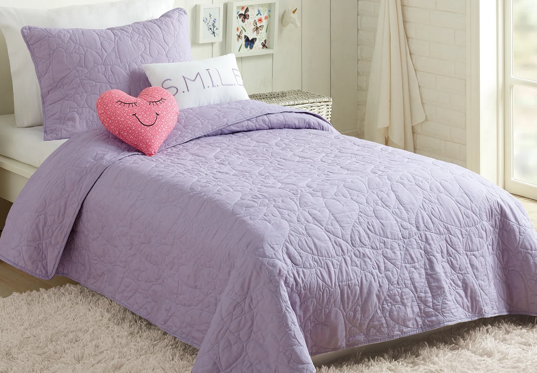 Vivi Purple Full Comforter Set - Image 1