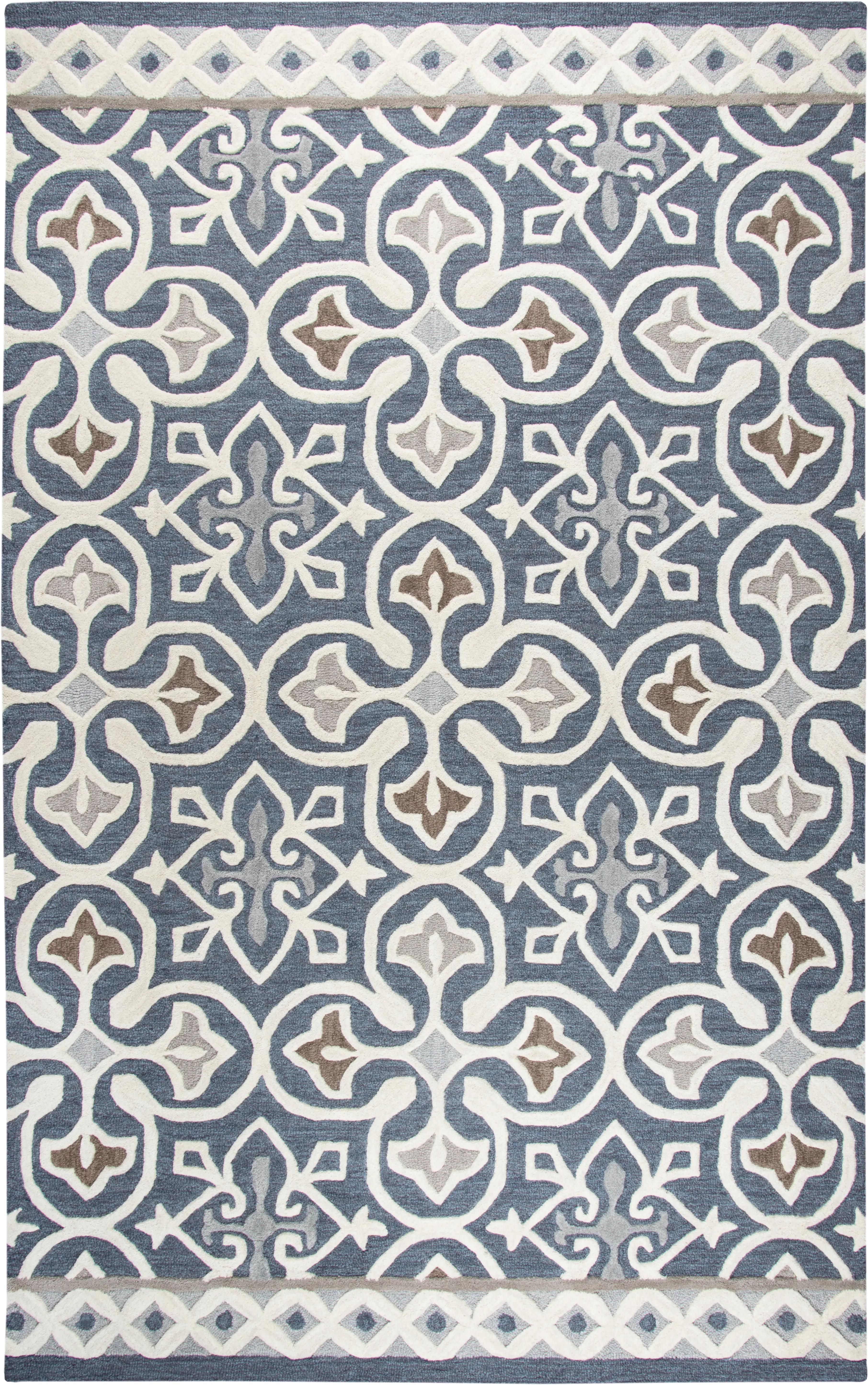 Embry Blue 8' x 10' Rug - Thumbnail - Image 1