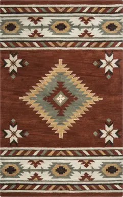 Awena Red 8' x 10' Rug