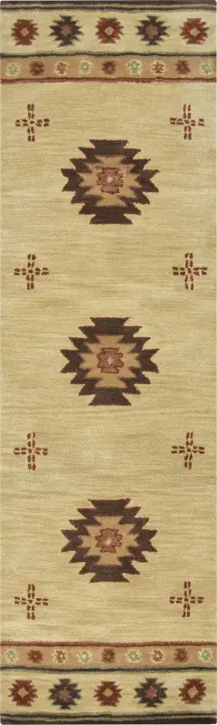 Ahnika Beige 2'6 x 8' Runner Rug