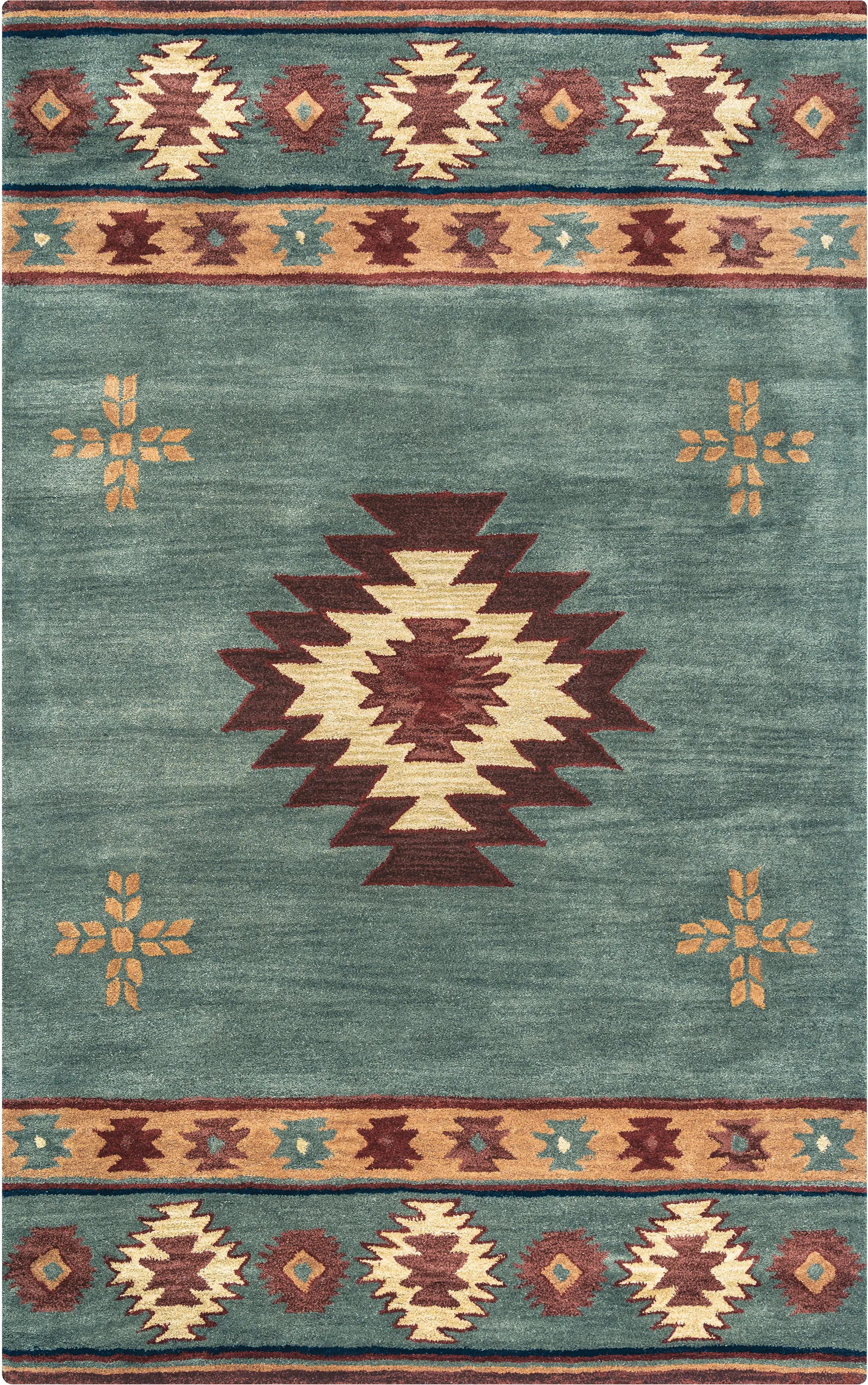 Ahnika Blue 8' x 10' Rug - Image 1