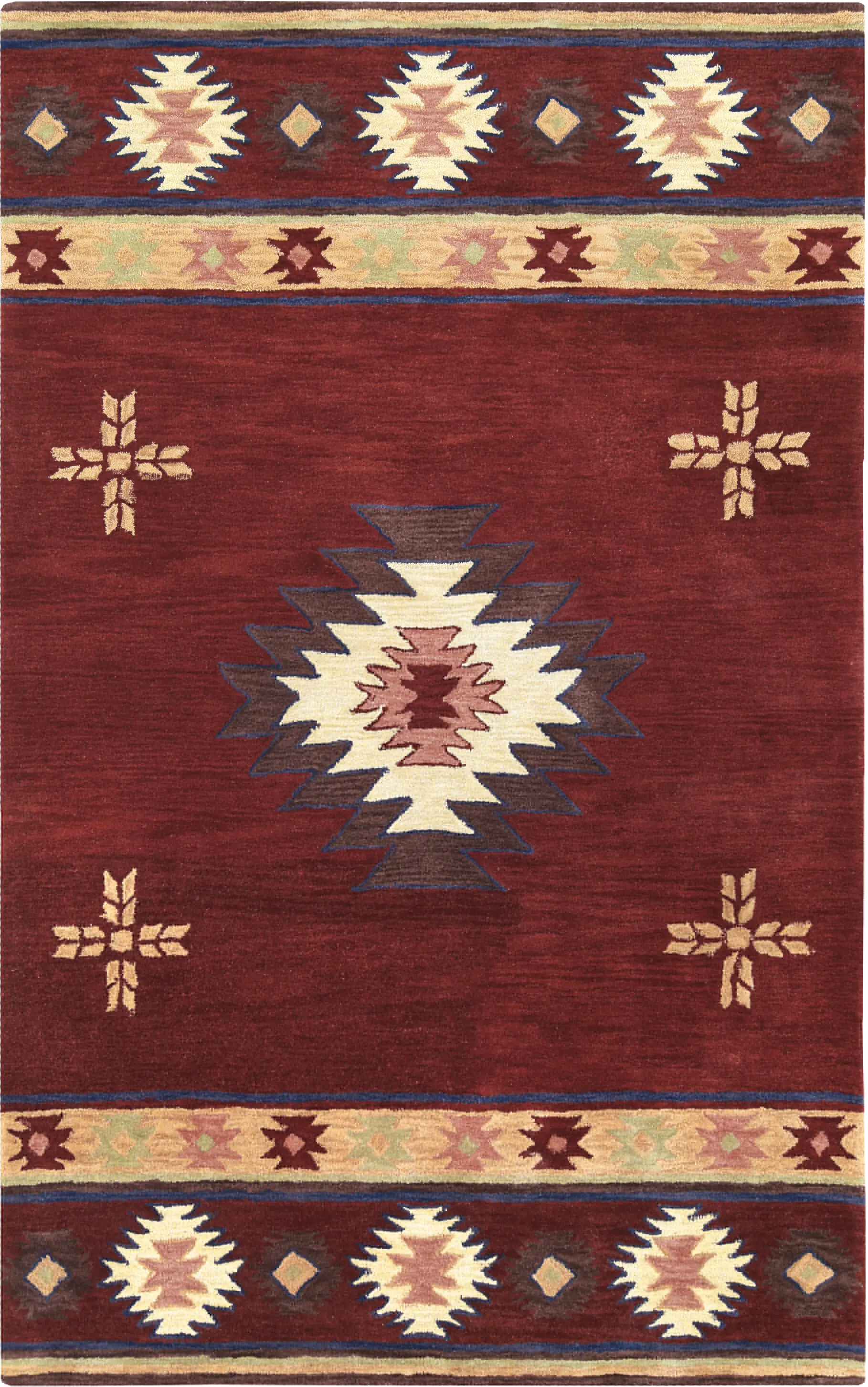 Ahnika Red 8' x 10' Rug