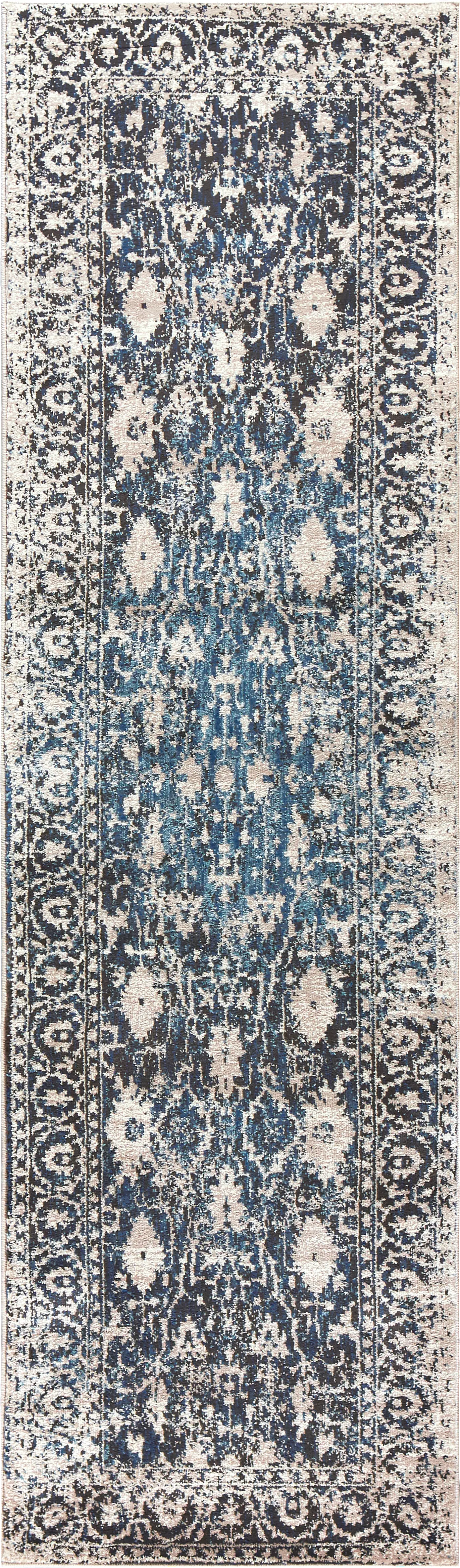 Delinda Taupe 2'3 x 7'7 Runner Rug