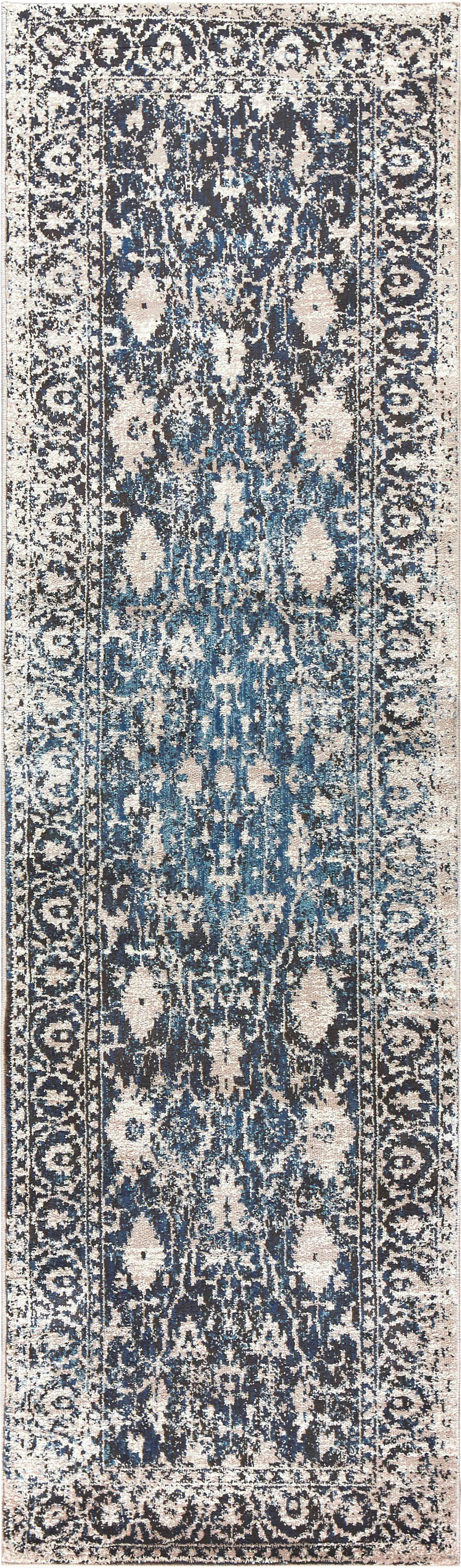 Delinda Taupe 2'3 x 7'7 Runner Rug - Image 1