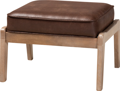 Tuthill Brown Ottoman