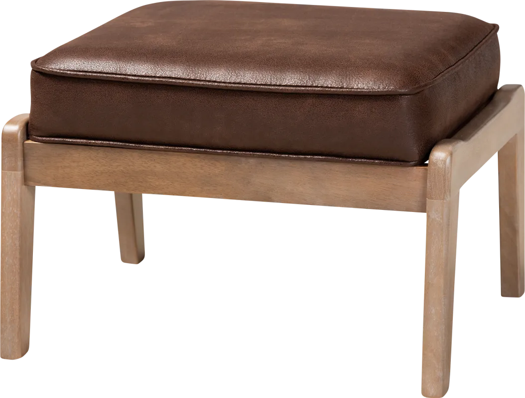 Tuthill Brown Ottoman