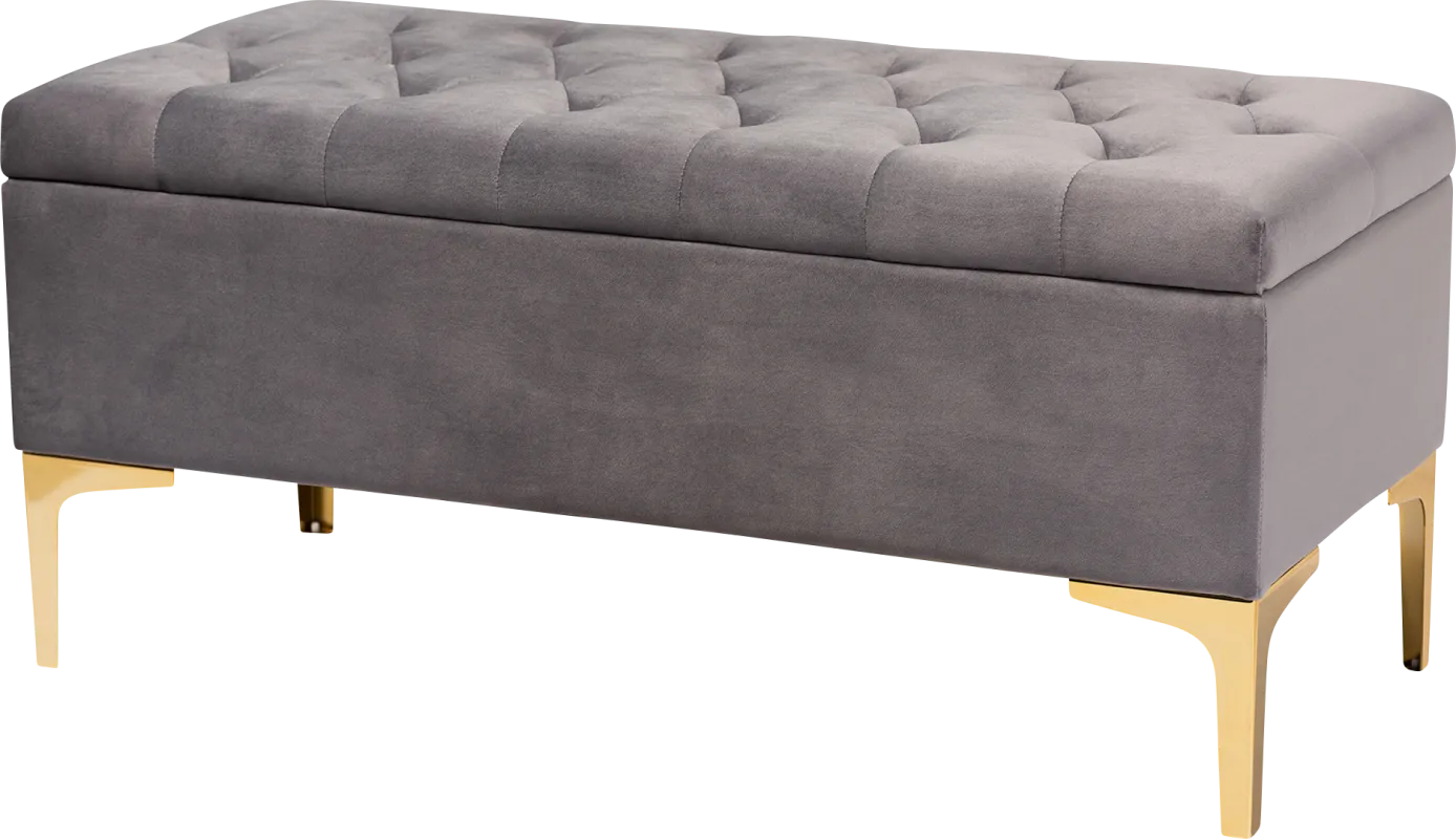 Oatmill Gray Ottoman