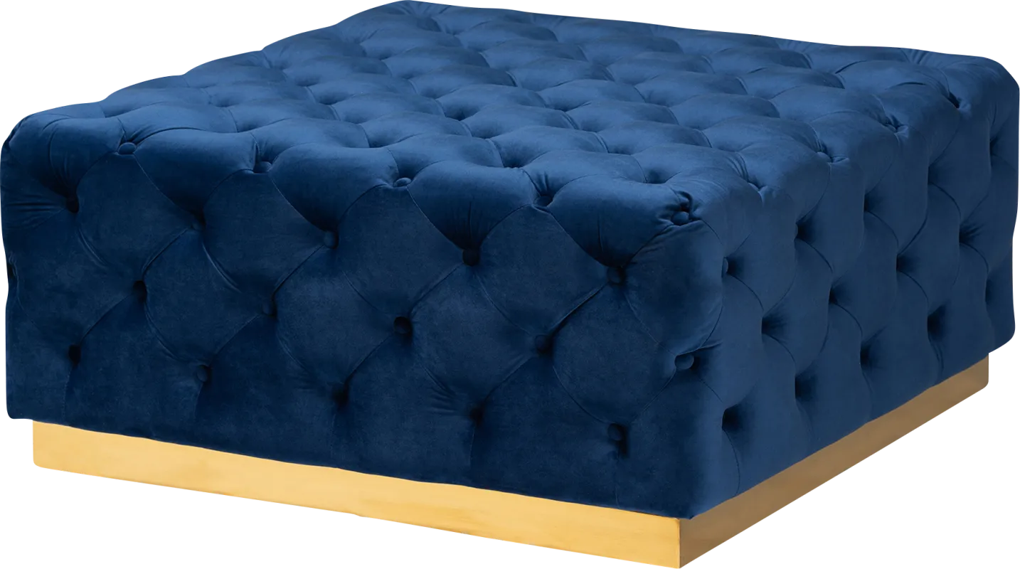 Astro Way Blue Cocktail Ottoman