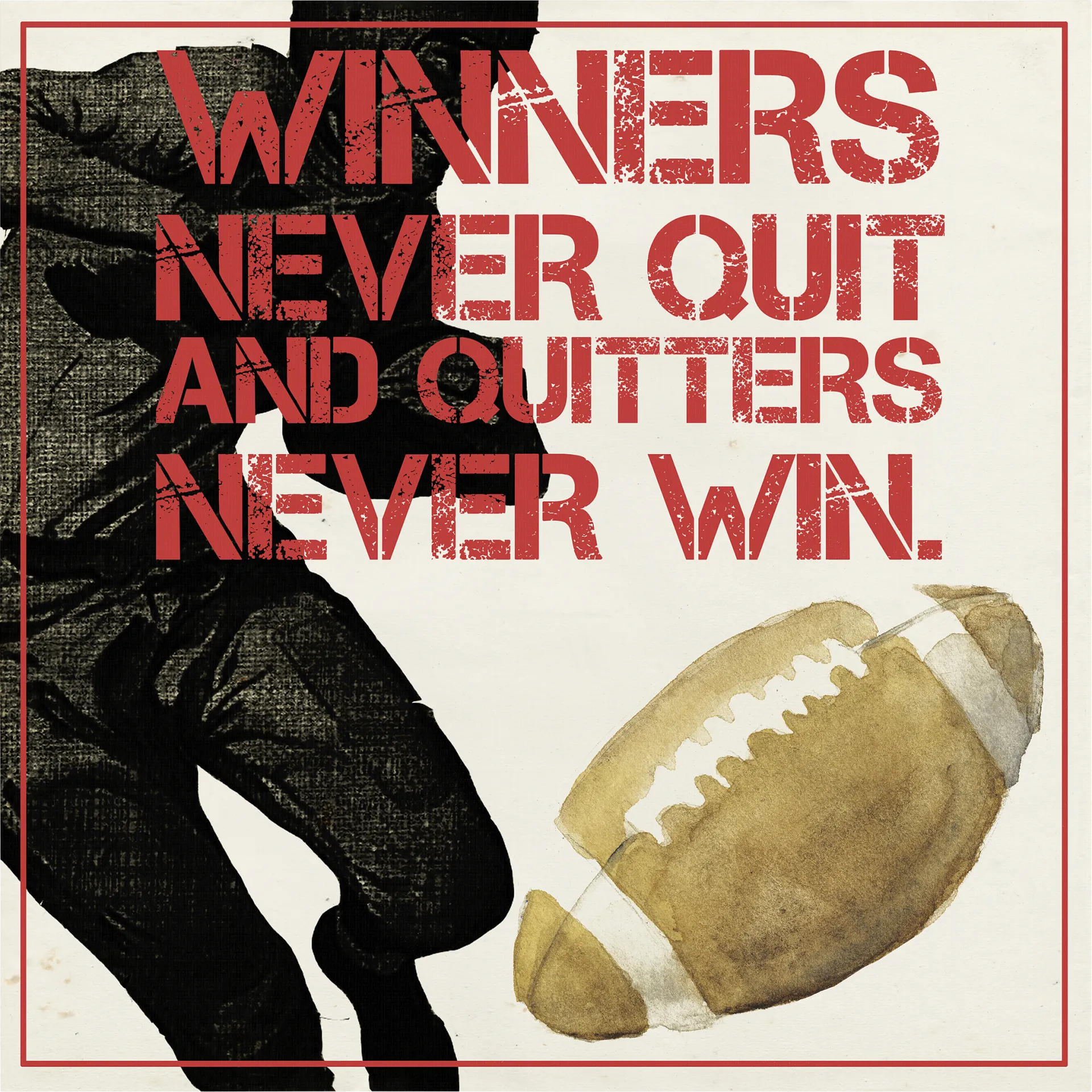 Kids Football Glory White Artwork - Image 1