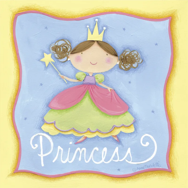 Kids Princess Fairy Blue Artwork