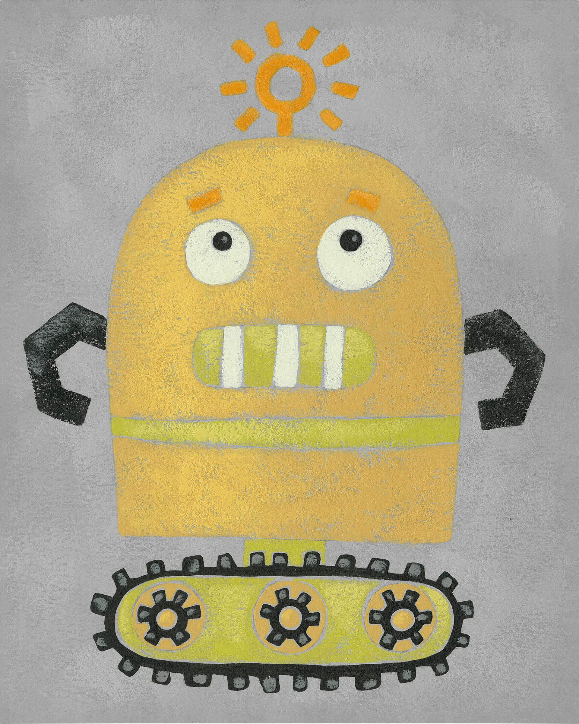 Kids Robo Leader II Orange Artwork - Image 1