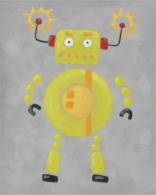Kids Robo Leader III Yellow Artwork