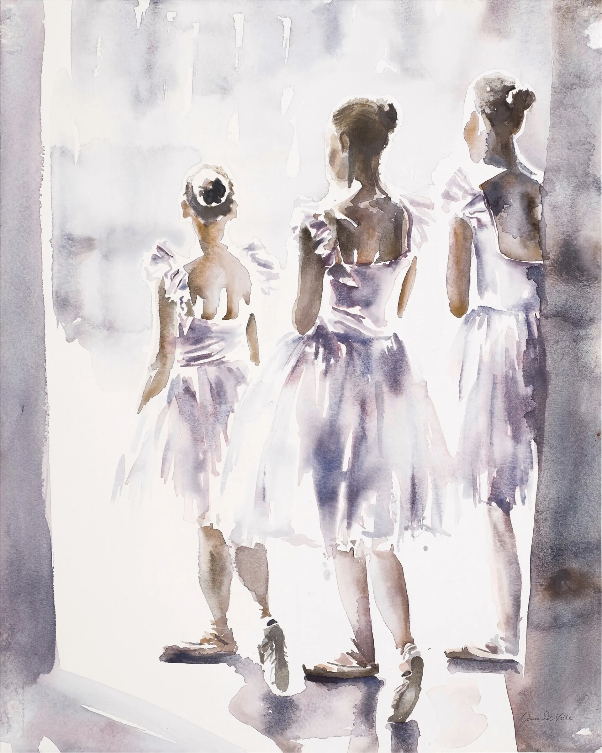 Kids Ballet Class White Artwork - Image 1
