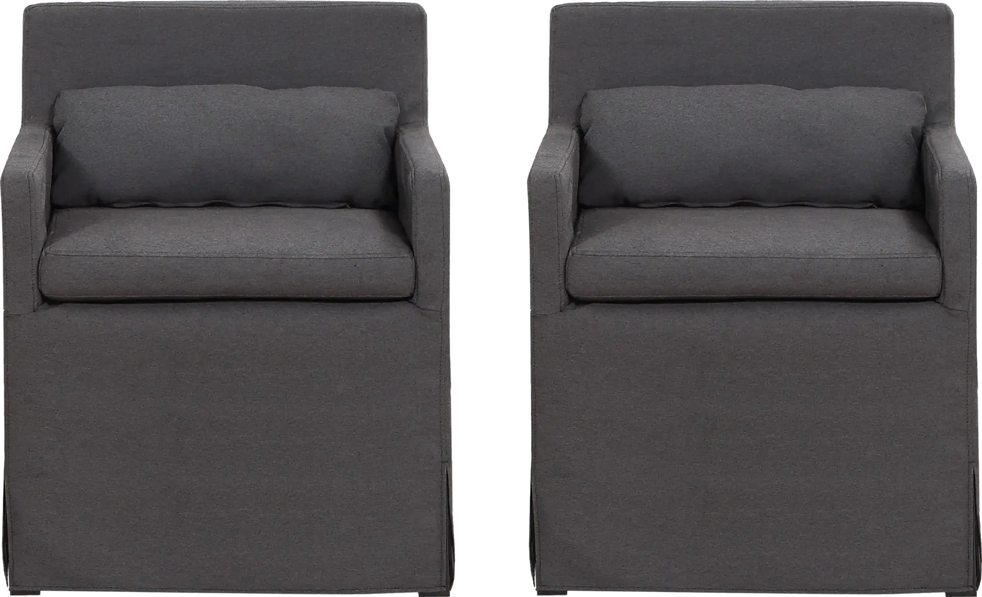 Yarberry Dark Gray Set of 2 Side Chairs