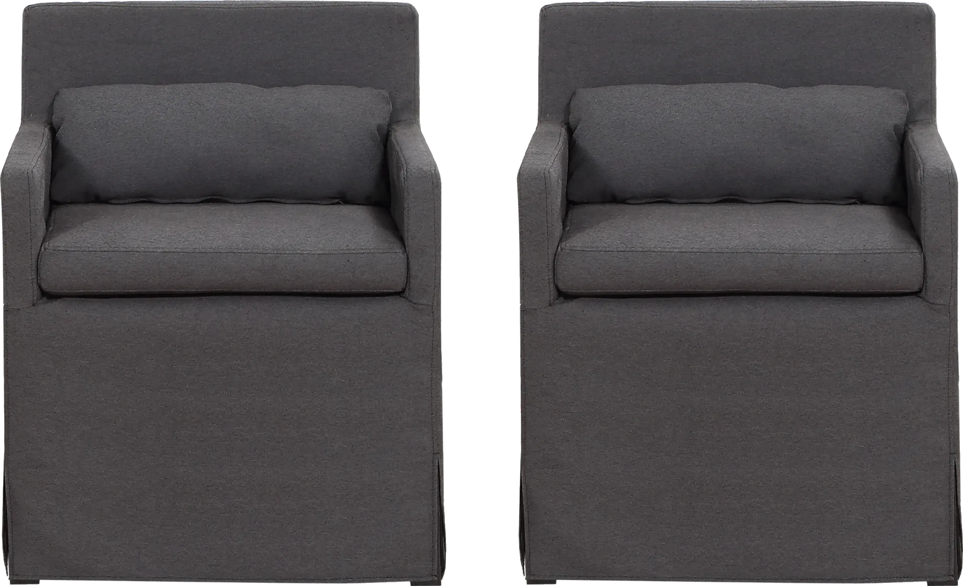 Yarberry Dark Gray Set of 2 Side Chairs - Image 1