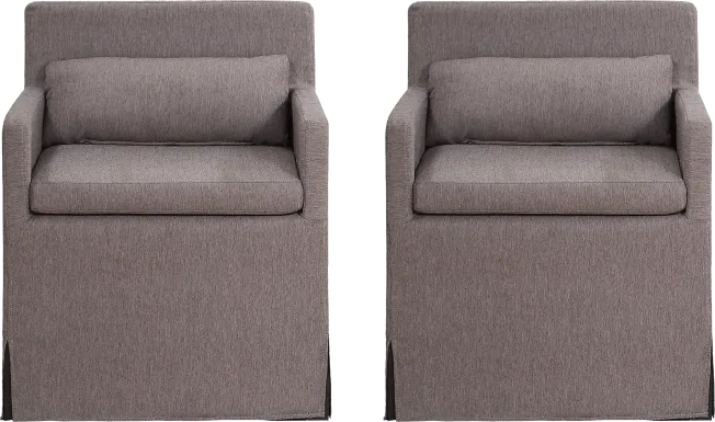 Yarberry Brown Set of 2 Side Chairs