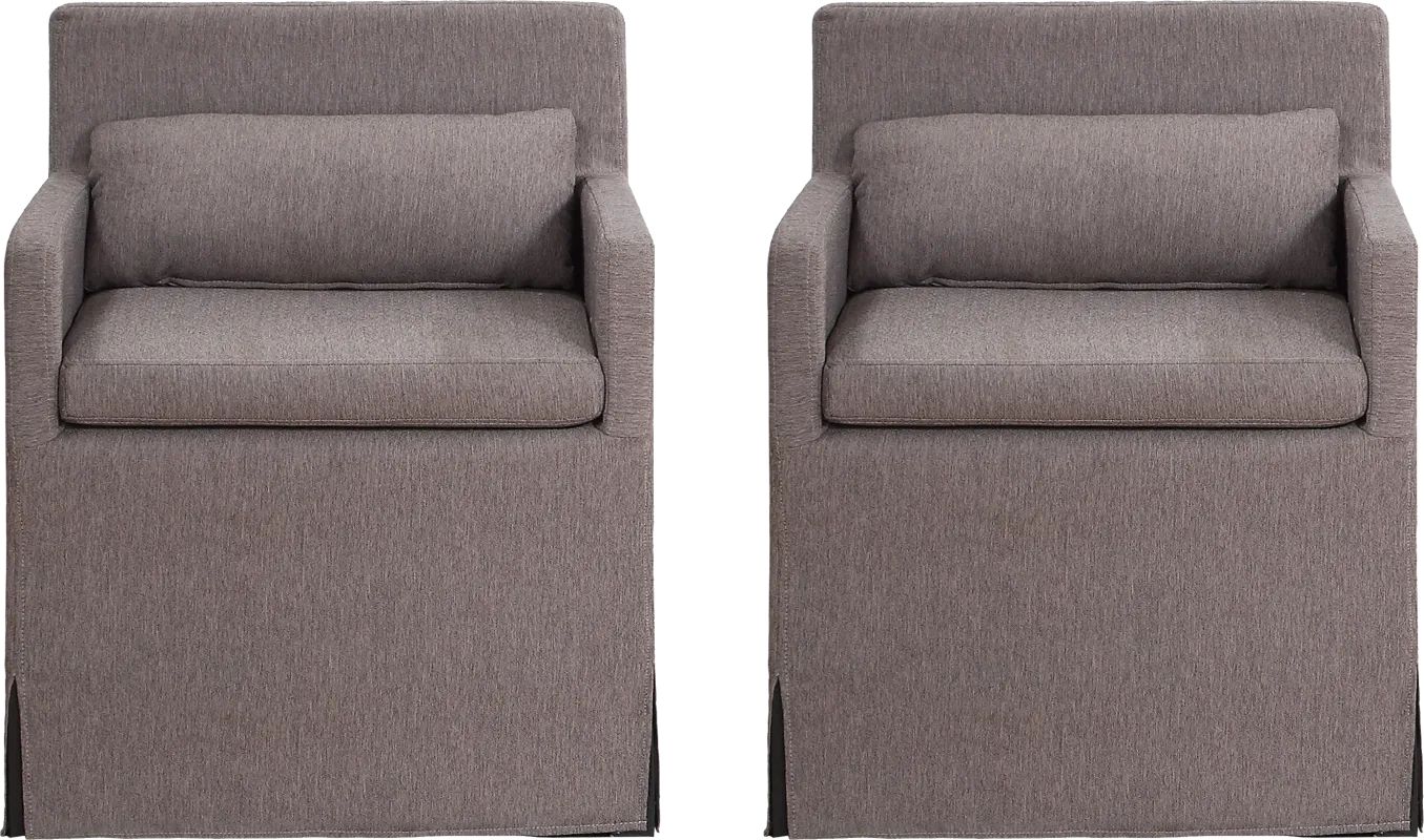 Yarberry Brown Set of 2 Side Chairs