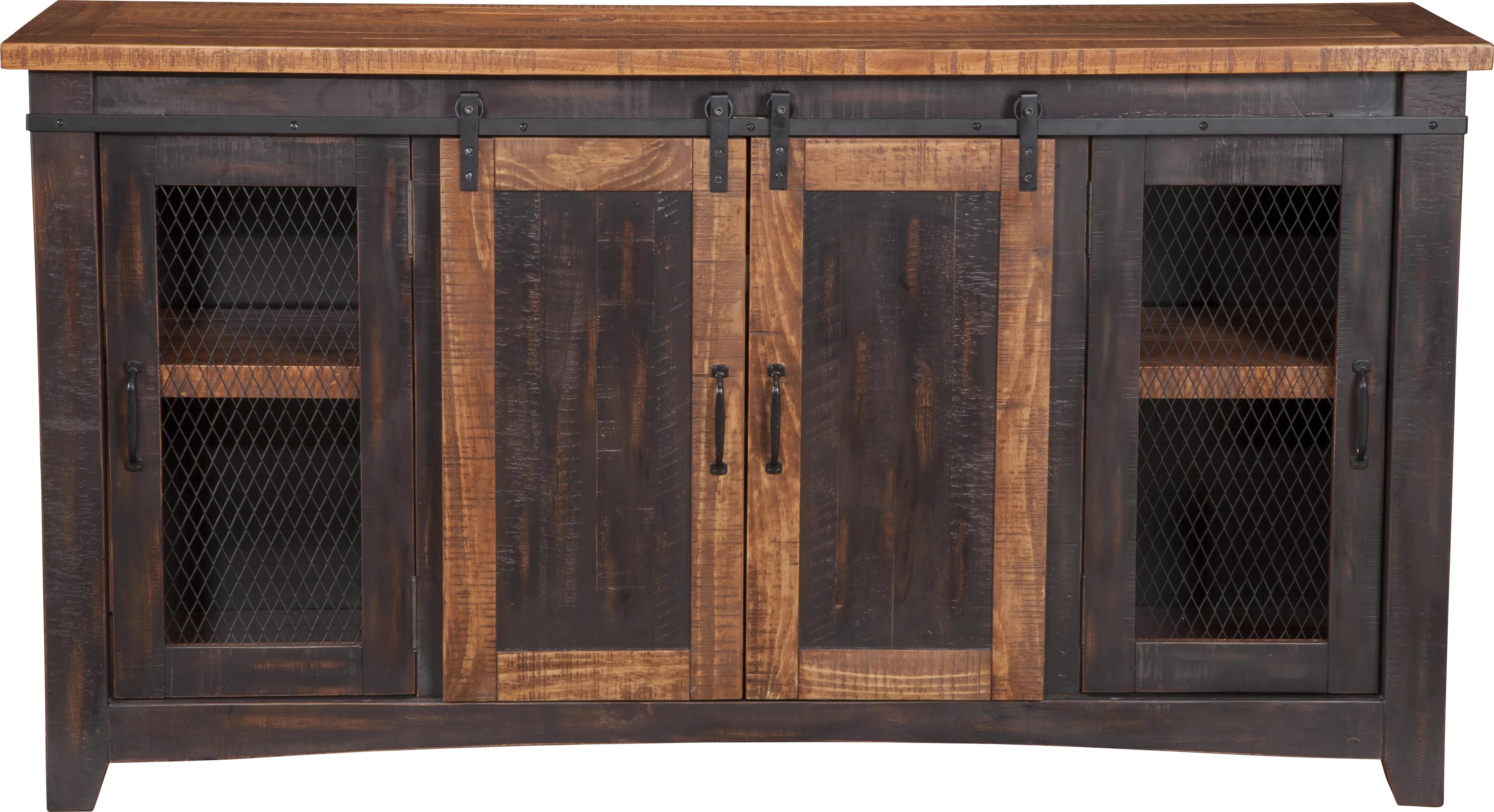 Odessa Crossing Black 65 in. Console - Thumbnail - Image 1