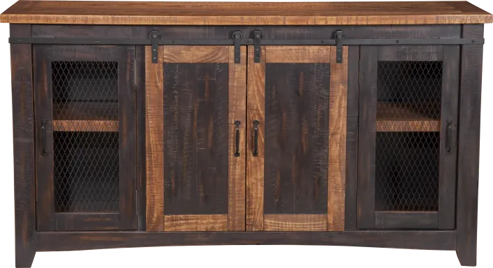 Odessa Crossing Black 65 in. Console