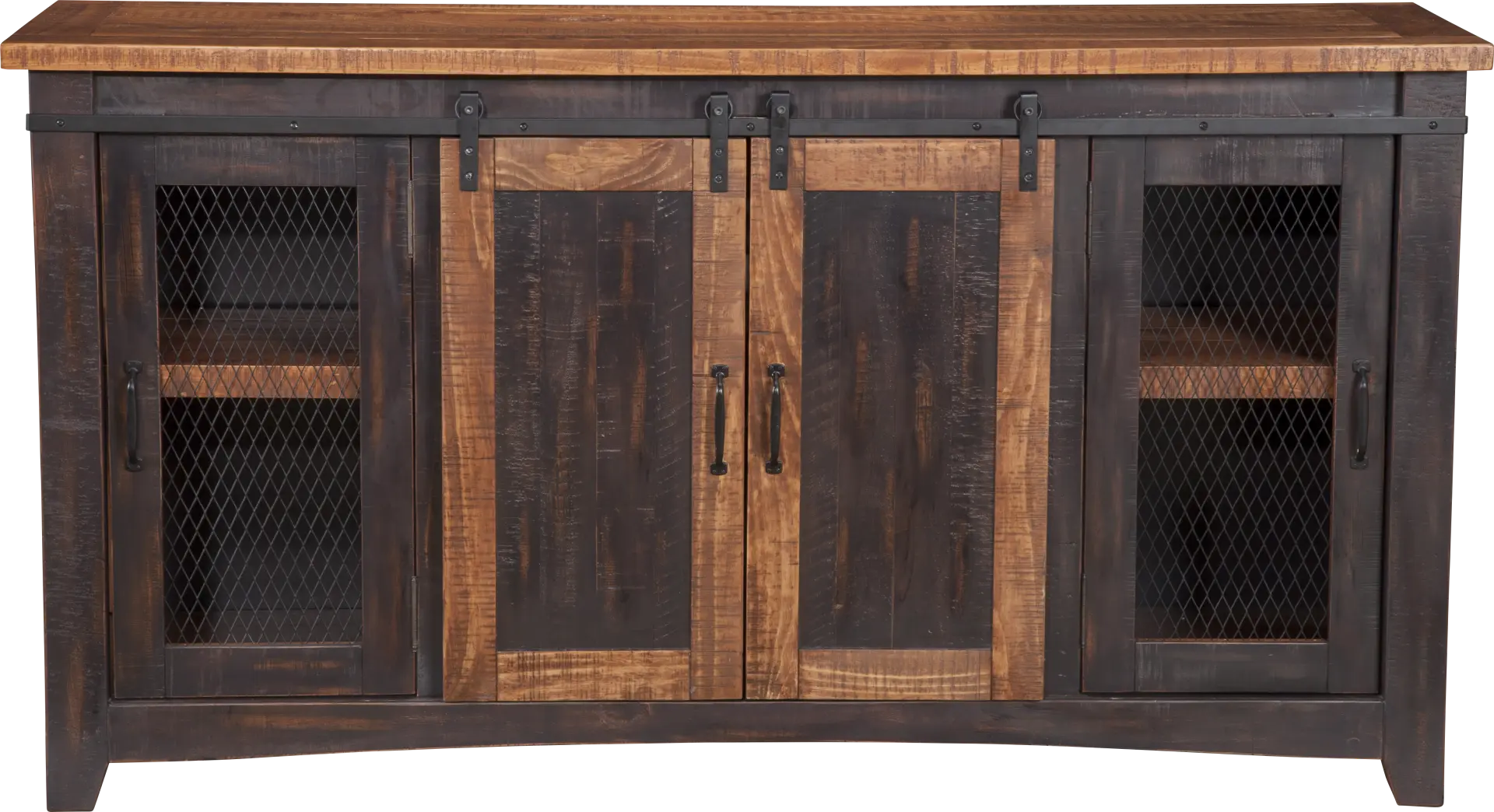 Odessa Crossing Black 65 in. Console