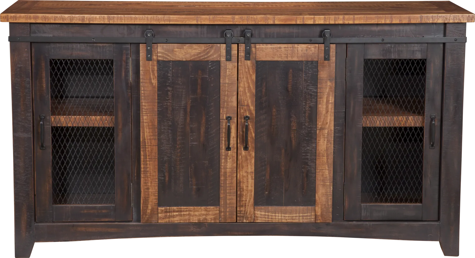 Odessa Crossing Black 65 in. Console - Image 1