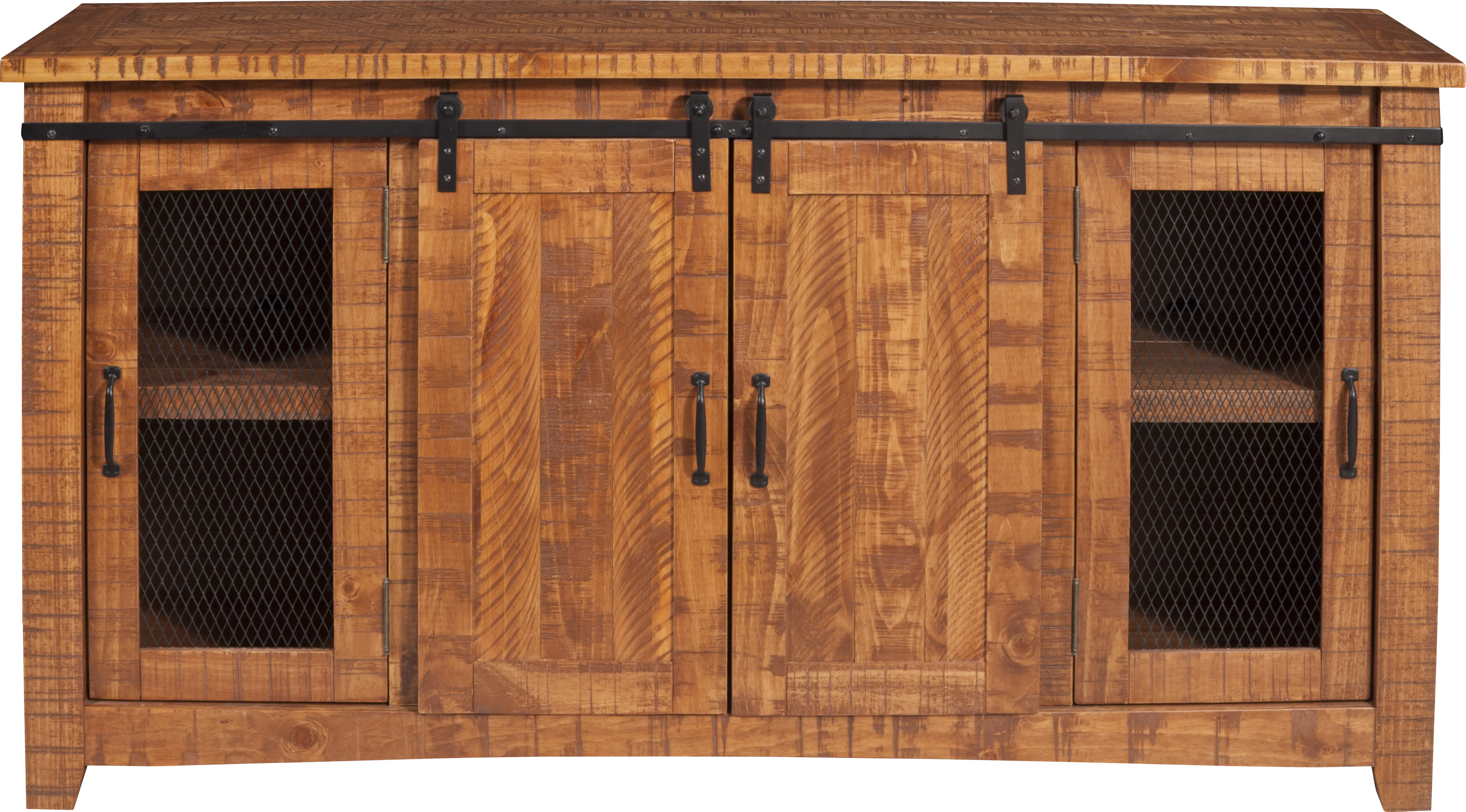 Odessa Crossing Brown 65 in. Console - Thumbnail - Image 1