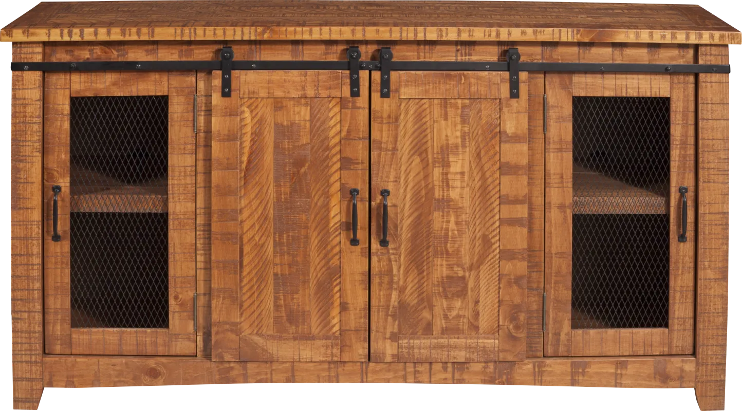 Odessa Crossing Brown 65 in. Console