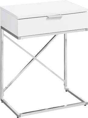 Wauford White Accent Table