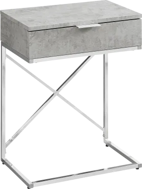 Wauford Gray Accent Table