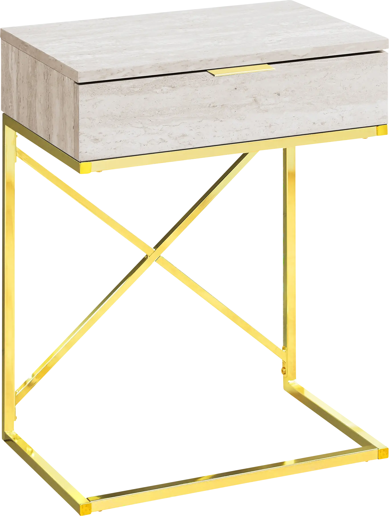 Wauford Beige Accent Table