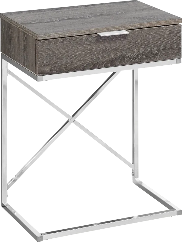 Wauford Taupe Accent Table