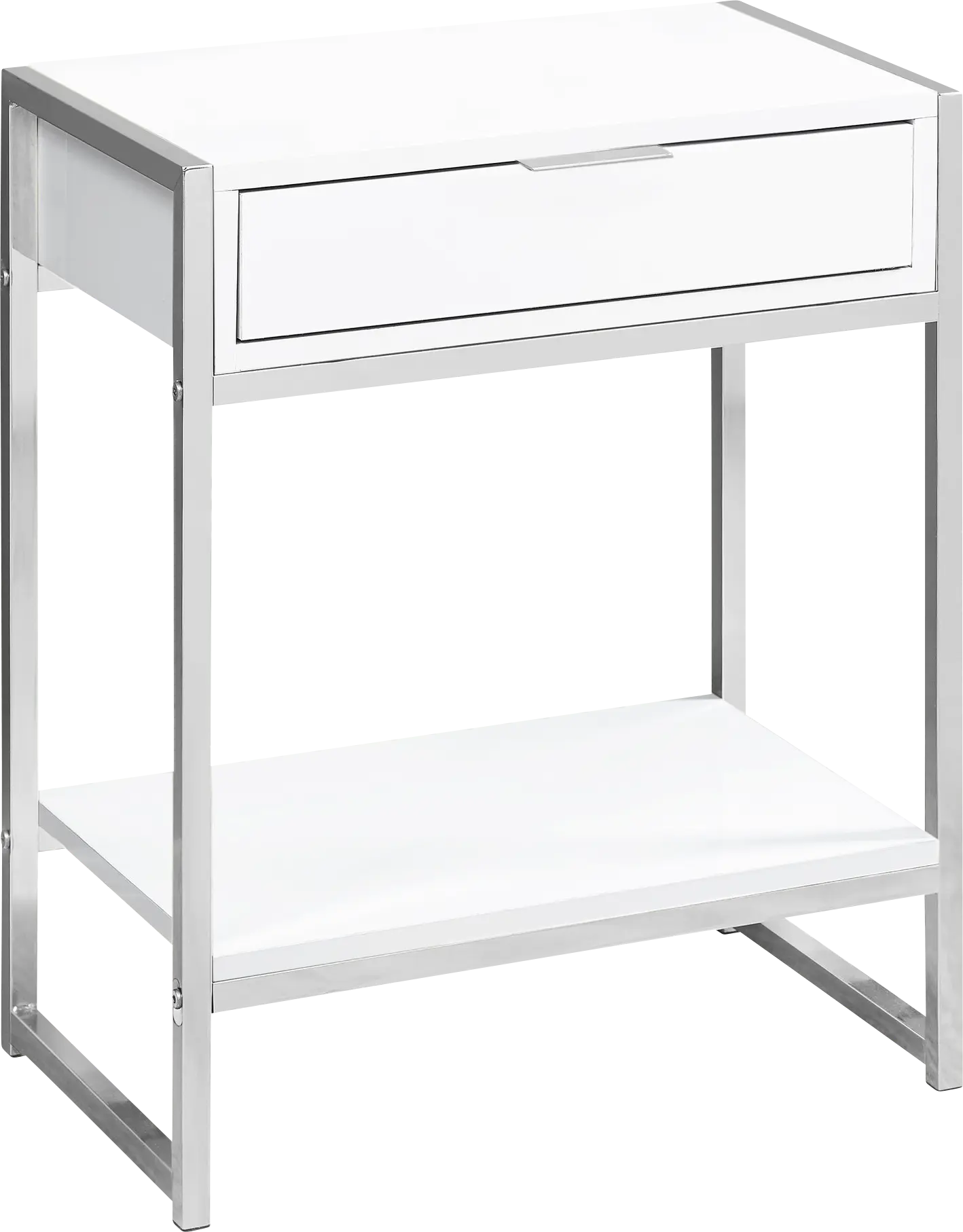 Berrien White Accent Table
