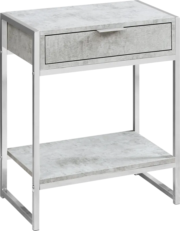 Berrien Gray Accent Table