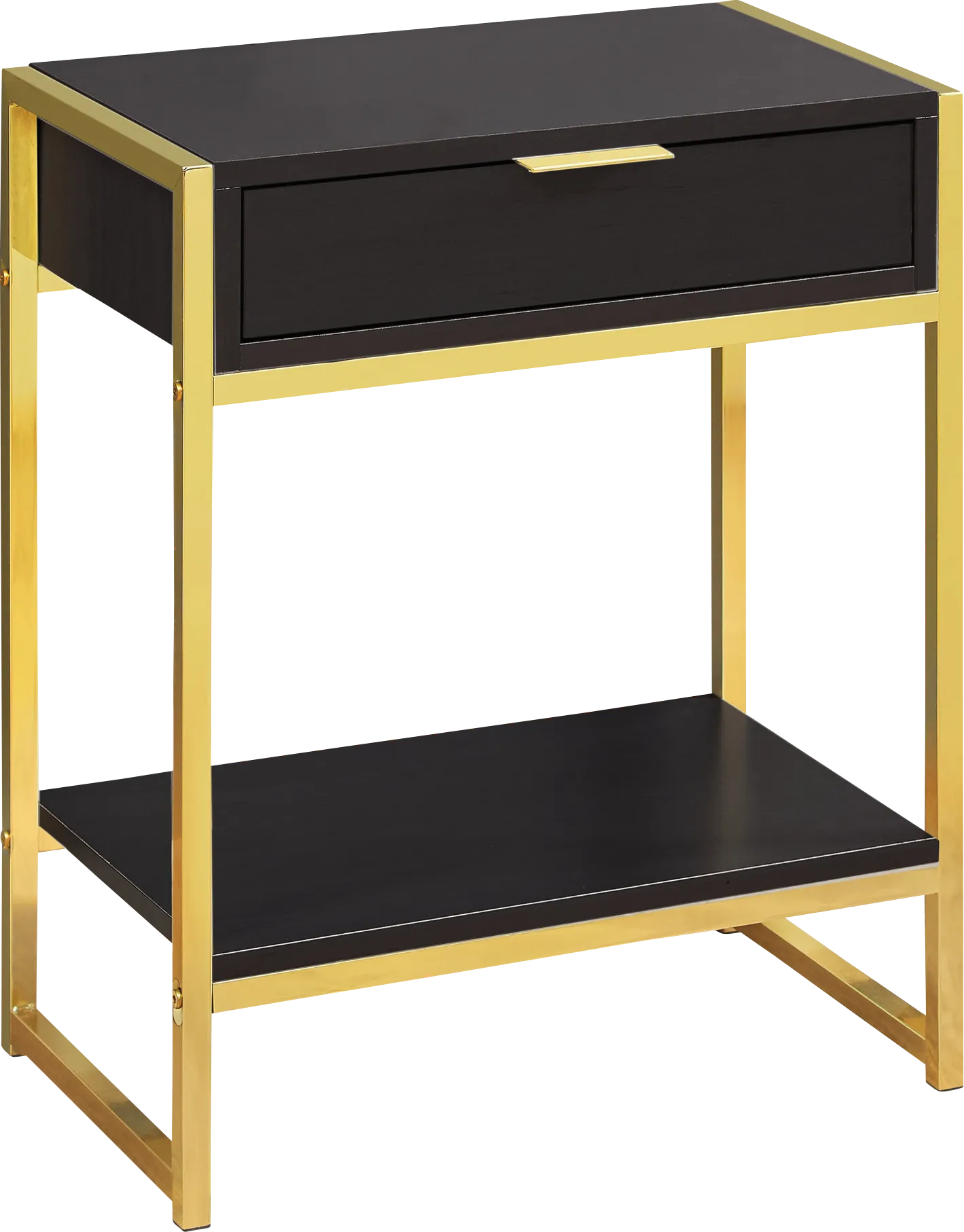 Berrien Cappuccino Accent Table - Thumbnail - Image 1