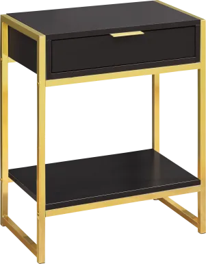 Berrien Cappuccino Accent Table